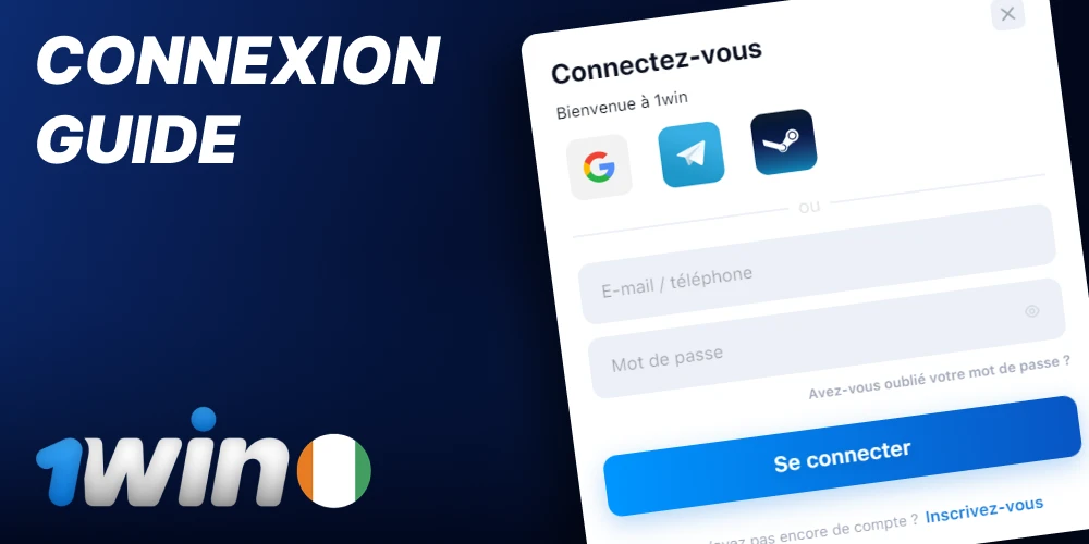 Se connecter à 1win Côte d'Ivoire