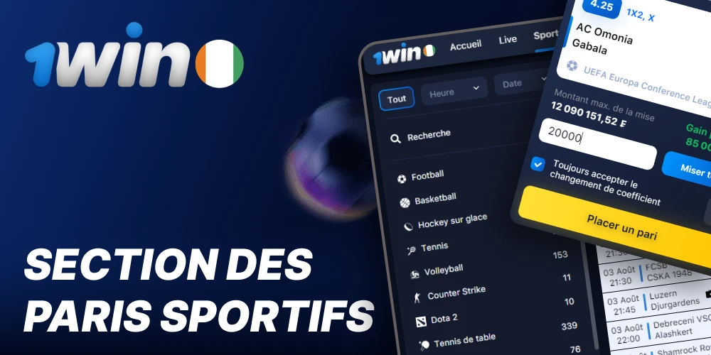 1Win paris sportifs