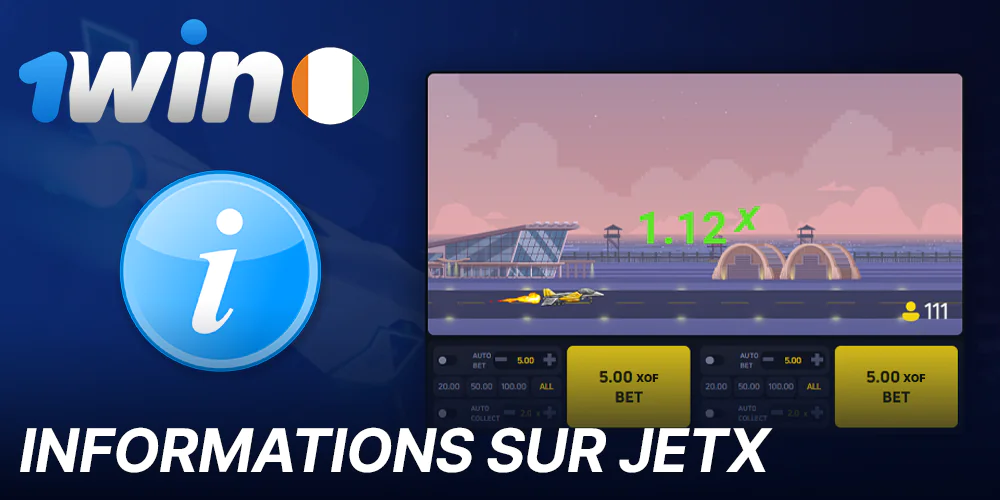 Informations de base sur le jeu JetX de 1Win Casino