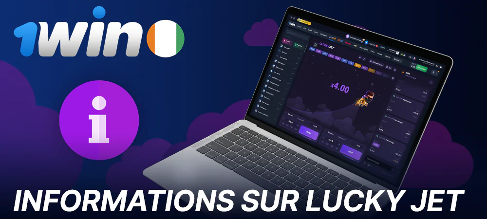 Informations de base sur le jeu Lucky Jet sur 1Win